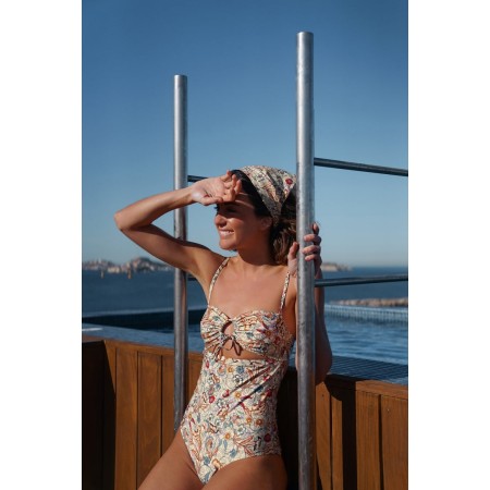 Sol swimsuit with floral Indian print sélection de produits