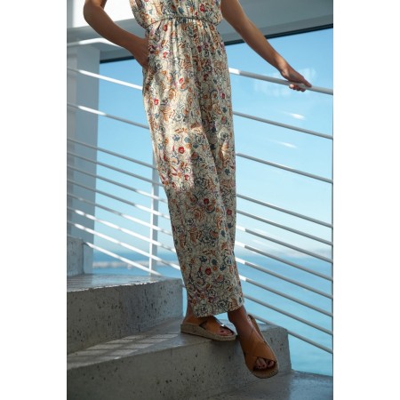 Floral Indian print Sombrilla jumpsuit En savoir plus