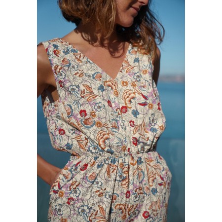 Floral Indian print Sombrilla jumpsuit En savoir plus