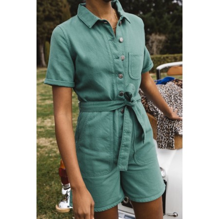 Floralie jumpsuit green 50% de réduction en Octobre 2024