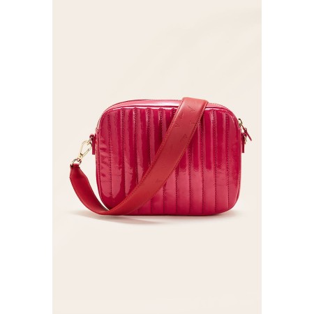 Sac César bisou vernis rose et rouge pas chere