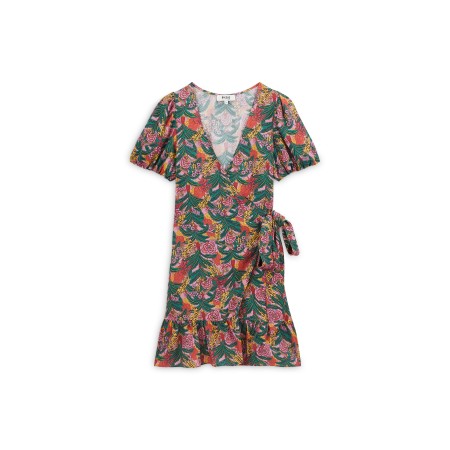 Floral tiger print Provence dress Par le système avancé 