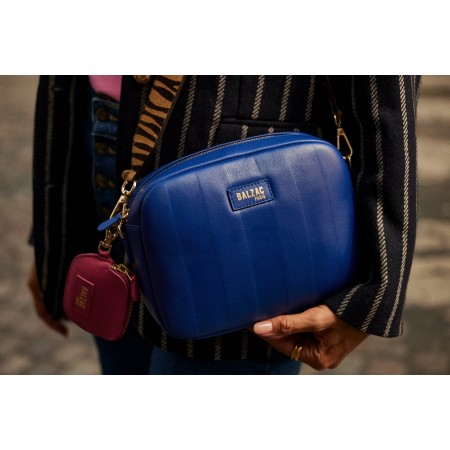 Sac Césarine rayé bisou bleu de votre