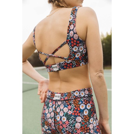 Quietude daisy print bralette shop