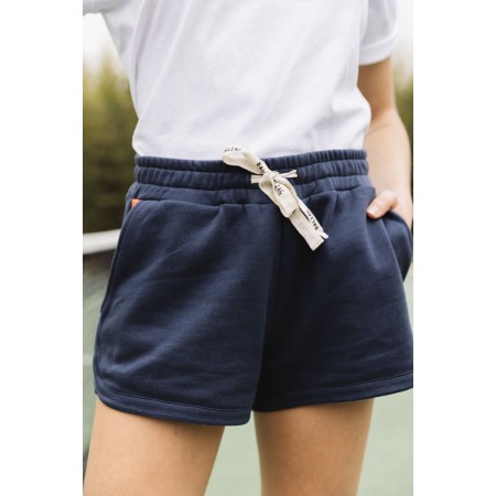 Navy, pink and orange Sensation shorts Livraison rapide