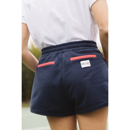 Navy, pink and orange Sensation shorts Livraison rapide