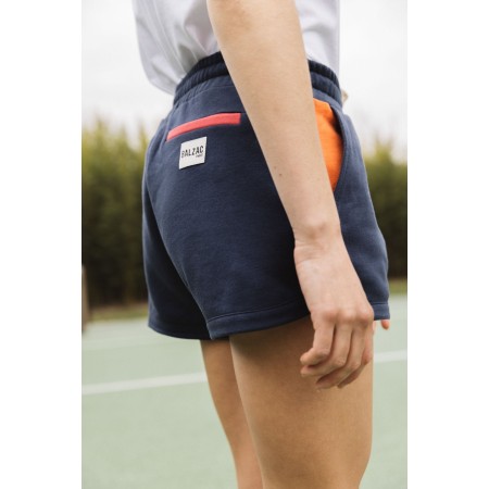 Navy, pink and orange Sensation shorts Livraison rapide