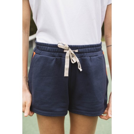 Navy, pink and orange Sensation shorts Livraison rapide