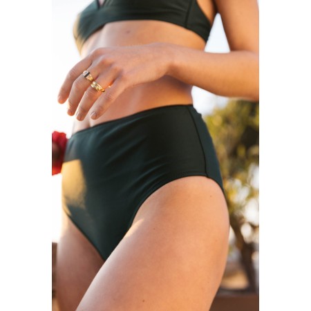 Dark green Patchouli bikini bottoms une grave pollution 