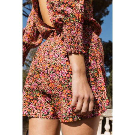 field flower print darling jumpsuit Jusqu'à 80% De Réduction