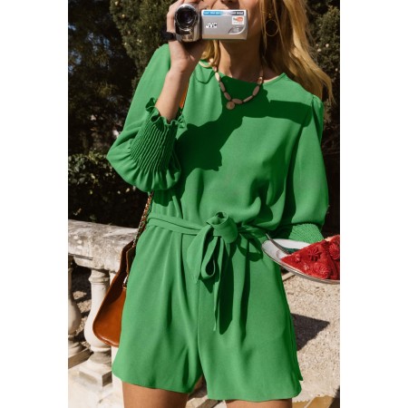 green sweetheart jumpsuit de l' environnement