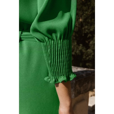 green sweetheart jumpsuit de l' environnement