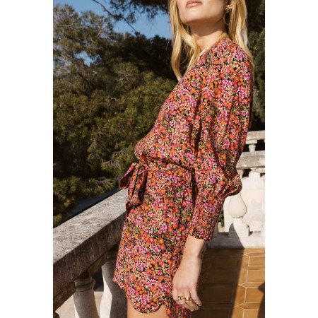 field flower print darling jumpsuit Jusqu'à 80% De Réduction