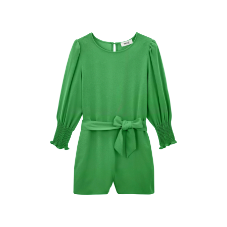 green sweetheart jumpsuit de l' environnement