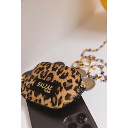 Ziggy carabiner leopard coin purse Profitez des Offres !