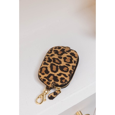 Ziggy carabiner leopard coin purse Profitez des Offres !