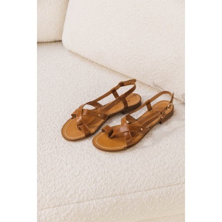 Camel heather sandals paiement sécurisé