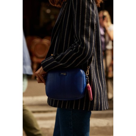 Sac Césarine rayé bisou bleu de votre