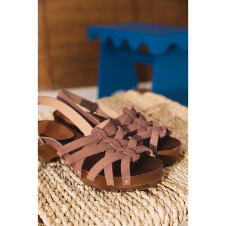 Cognac facet sandals Jusqu'à 80% De Réduction