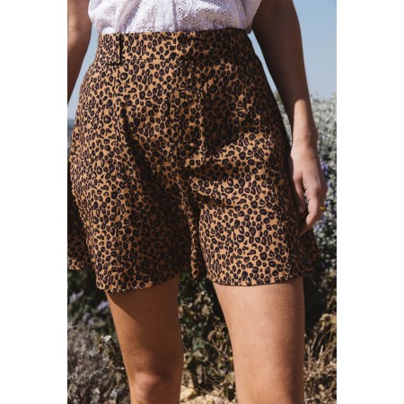 Leopard Margarita Shorts soldes