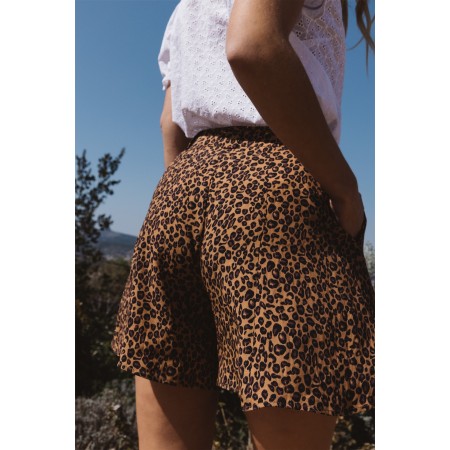 Leopard Margarita Shorts soldes