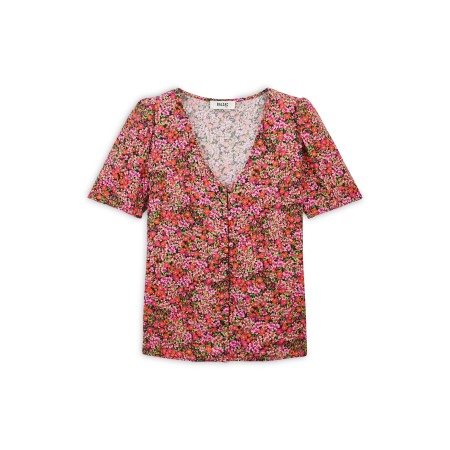 fleurette top with field flower print store