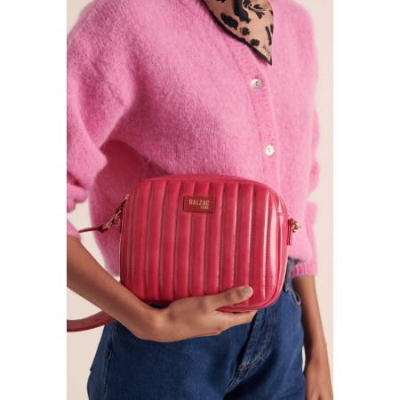 Sac César bisou vernis rose et rouge pas chere