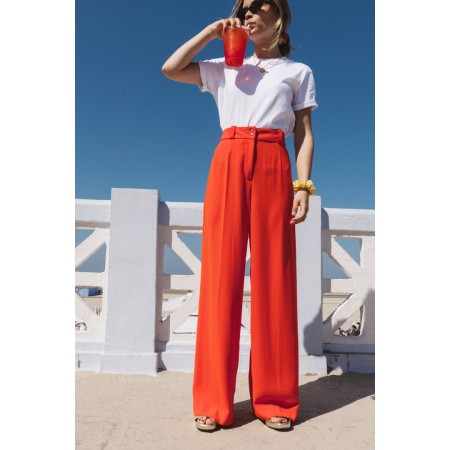 Orange Lavandou pants soldes