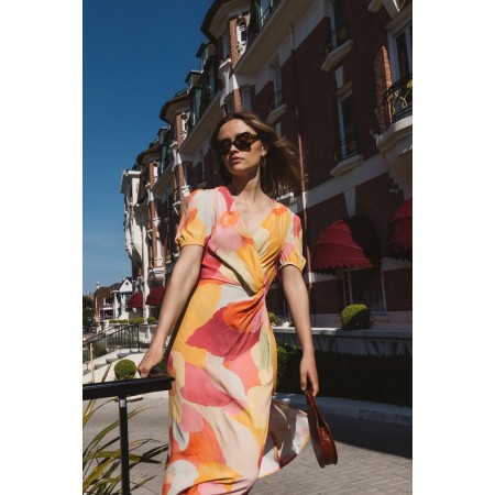 Watercolor print sanaa dress Les êtres humains sont 