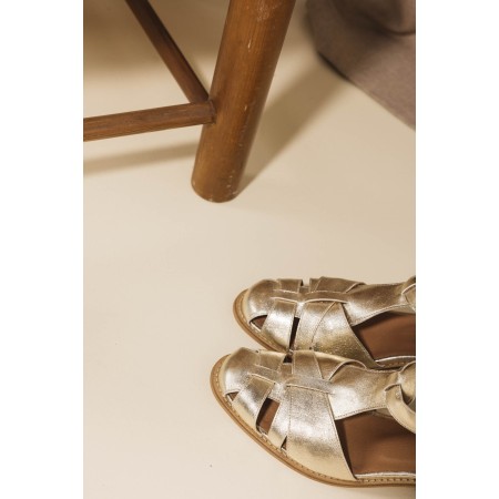 Golden Corsair sandals en linge