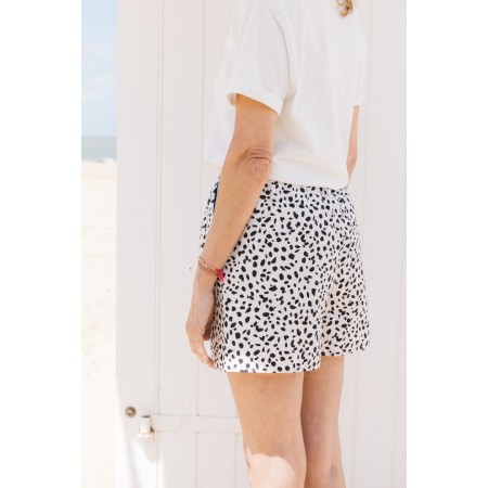 Black and white palm tree shorts Comparez plus de prix