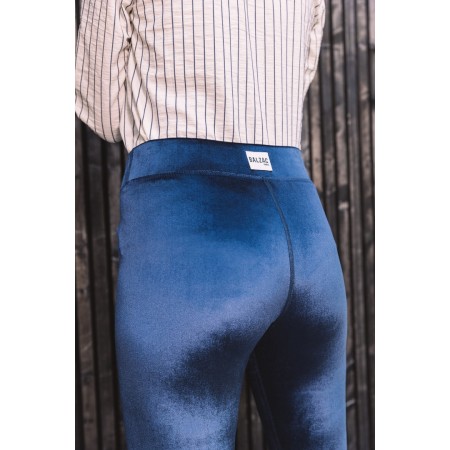 Calme navy velvet leggings vente chaude votre 