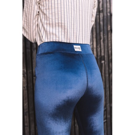 Calme navy velvet leggings vente chaude votre 