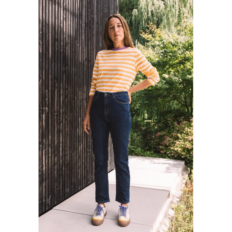 Kermesse sailor stripes yellow en linge