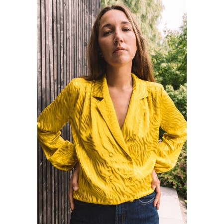 Volute yellow jacquard shirt acheter en ligne