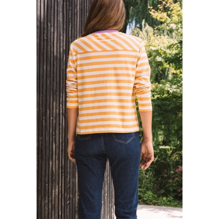 Kermesse sailor stripes yellow en linge