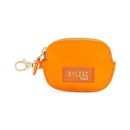 Varnished orange carabiner Ziggy coin purse pour bénéficier 