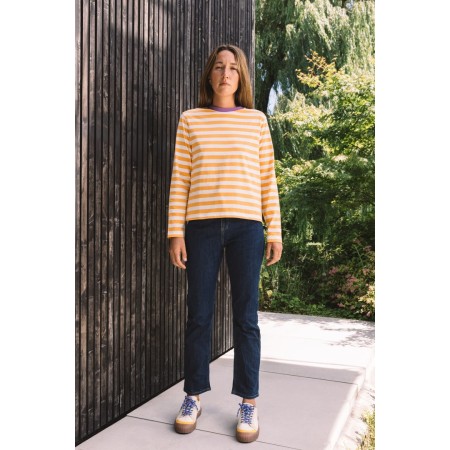 Kermesse sailor stripes yellow en linge