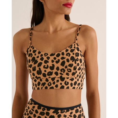 Horizon leopard bra brillant des détails fins