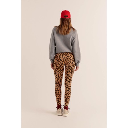 Calm leopard leggings de pas cher