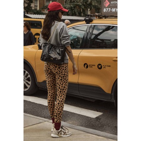 Calm leopard leggings de pas cher