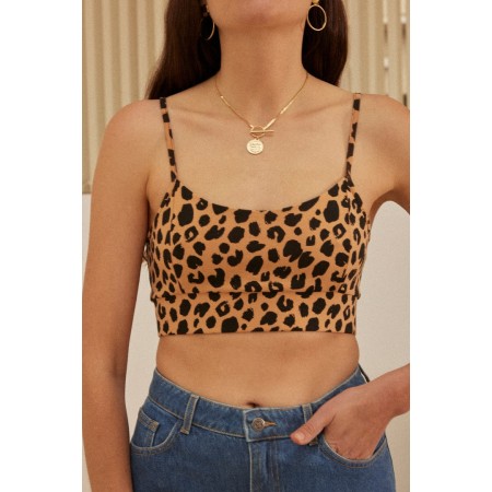 Horizon leopard bra brillant des détails fins