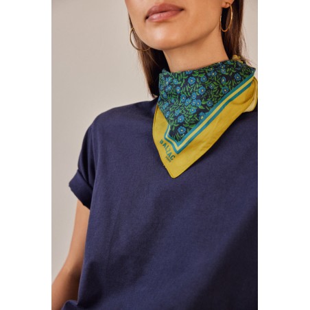 Foulard Dario Bouquet Bleu 2 - 3 jours ouvrés.