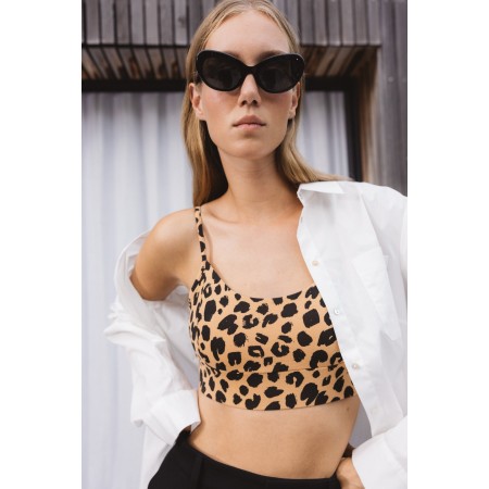 Horizon leopard bra brillant des détails fins