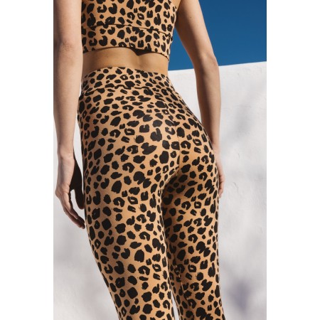 Calm leopard leggings de pas cher