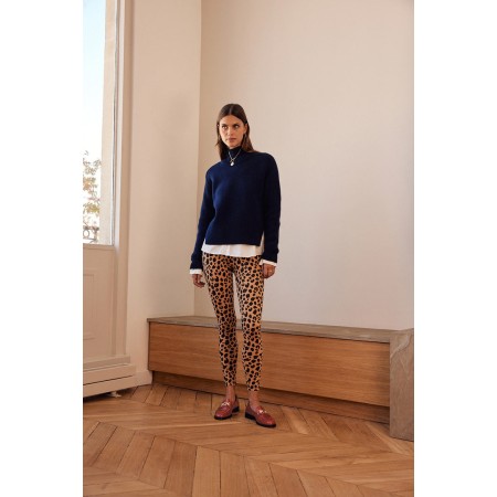 Calm leopard leggings de pas cher