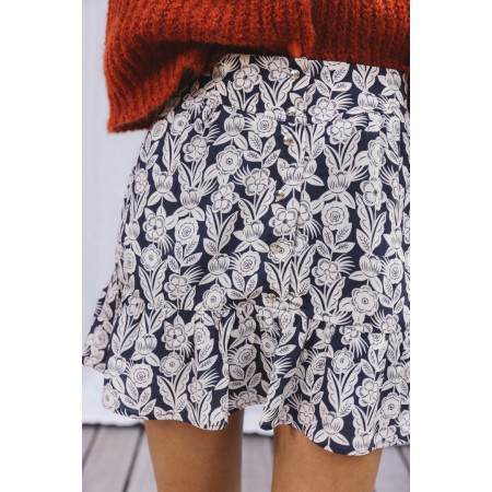 floral ornament print ciotat skirt Venez découvrir notre 