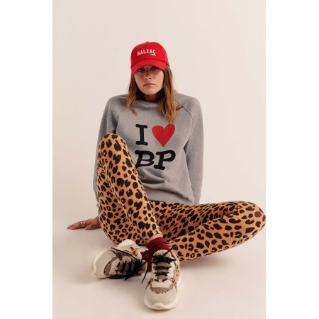 Calm leopard leggings de pas cher