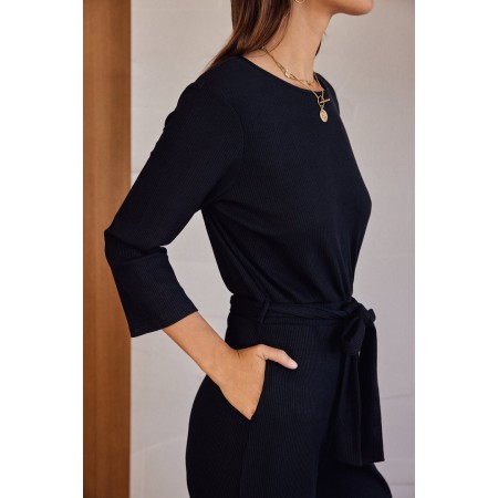 Hirondelle black jumpsuit pas cher