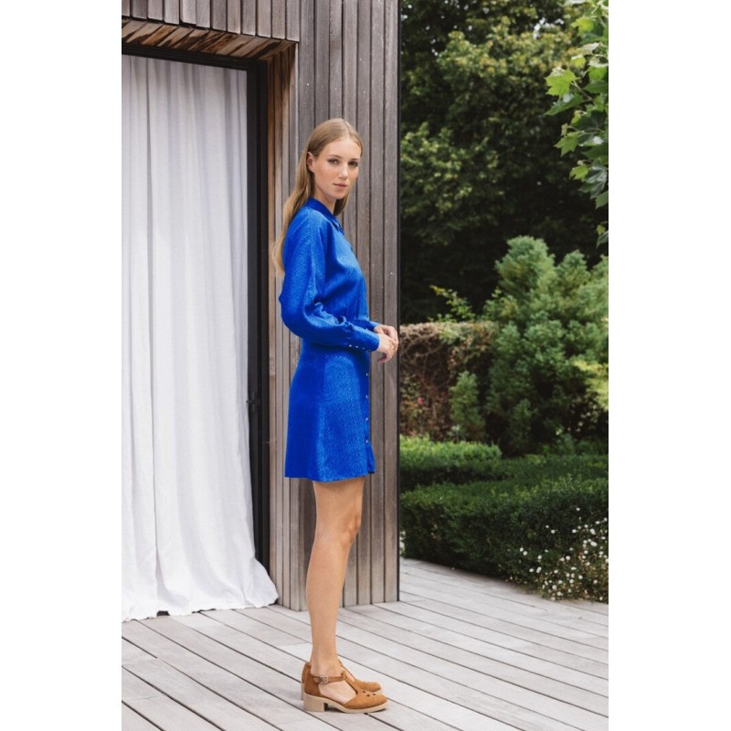 Blue jacquard Pivert dress prix pour 